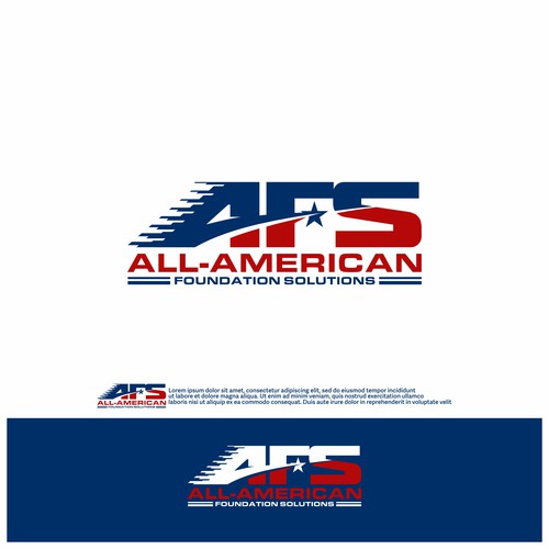 All-American Foundation Solutions Company Logo Design by the.yellowmortar