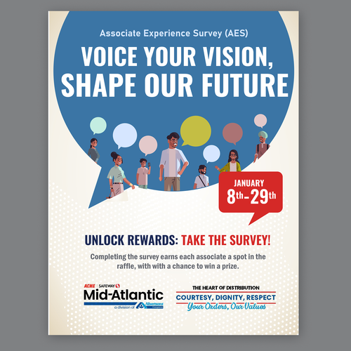 Acme Survey Need 100% Participation Design by Smarika Ahuja ❤