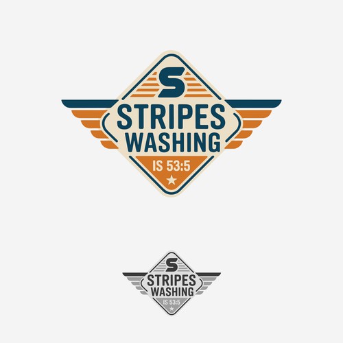 Design di Stripes Washing - Design a logo and brand for a new upcoming coastal company di RGORG