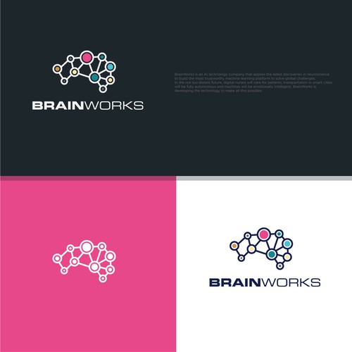 Design a logo for BrainWorks - a new AI company! Design by Ezra Design™