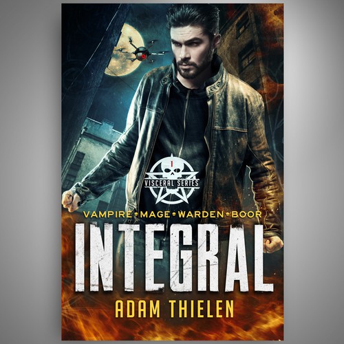 Create an irresistible cover for a fantasy cyberpunk novel (book 1 of 4) Design by CirceCorp