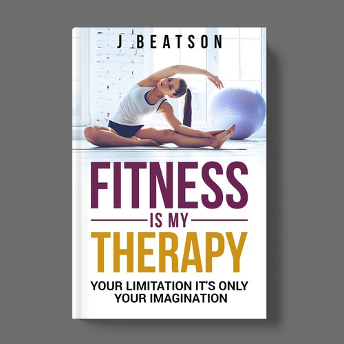 Unique and eye catchy fitness book for women that promotes success Design by TopHills