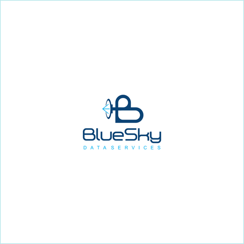 A logo for Blue Sky Data Services, a satellite weather data services ...