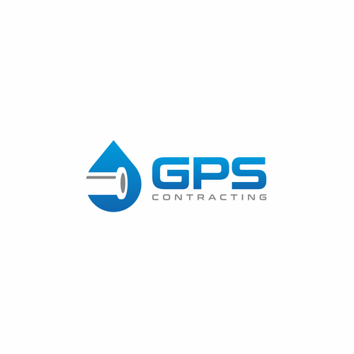 GPS Logo-Sewer and Water Contractor Design by DigitArte