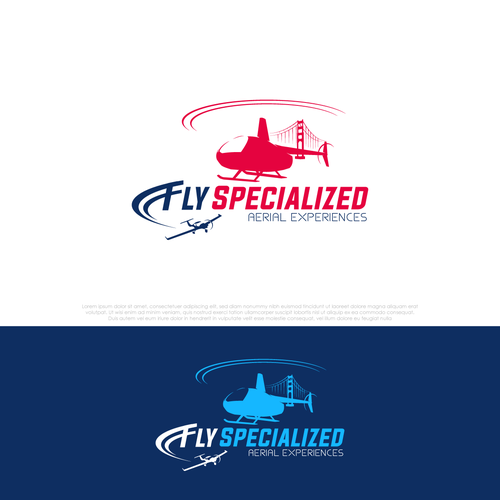 Diseño de Helicopter | Aviation Company logo for flight experiences de Walco