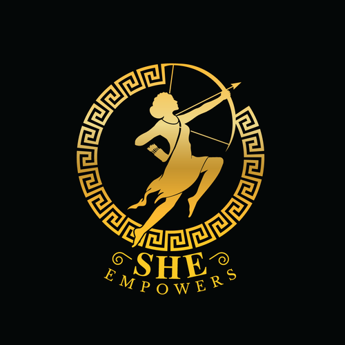 SHEempowers - luxurious design of a woman preferrably in some kind of a circle to appeal to women professionals Design by Nag Creative