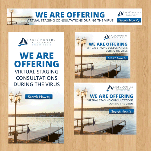 Retargeting Ads Real Estate Brokerage Design by Graphics House
