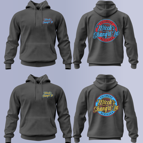 Retro hoodie illustration design for family owned bar Design by Ardi90