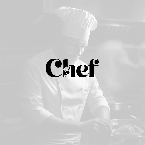 "CHEF": Food & Cooking Social Media Logo Design by **Anne Pavesi**