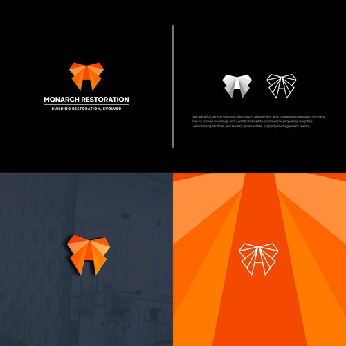 Design a modern clean logo package for a restoration company Design by Danny A