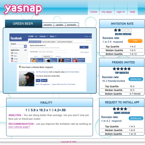 Social networking site needs 2 key pages デザイン by KimKiyaa