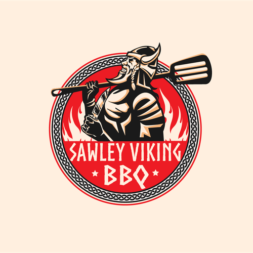 Viking Inspired BBQ Food Delivery Needs a Logo Design by Naufal RA