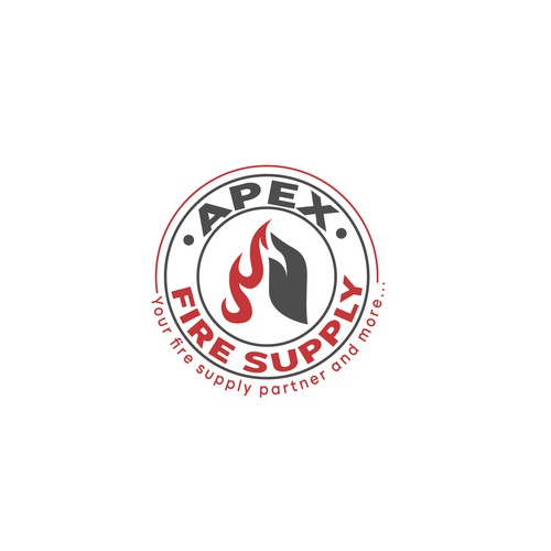 Apex Fire Supply Logo Wanted Diseño de Dezineexpert⭐