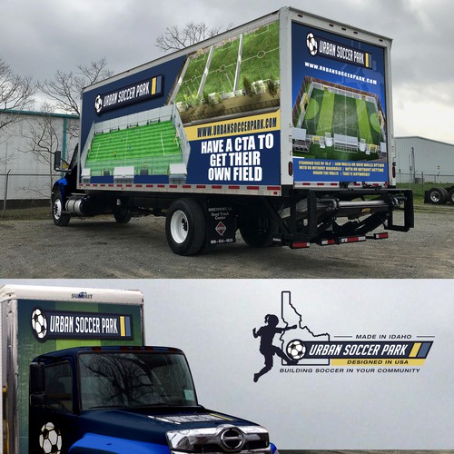 Designs | Urban Soccer Park - CTA - Side of Box Truck - Vehicle Wrap ...