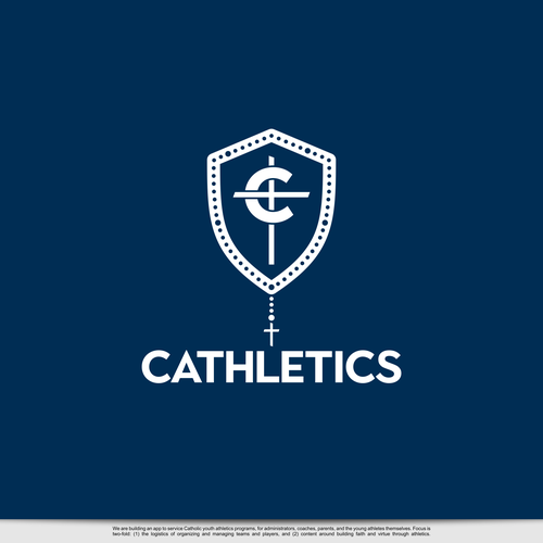 App branding: Christian Faith + Youth Athletics Design by DC | DesignBr