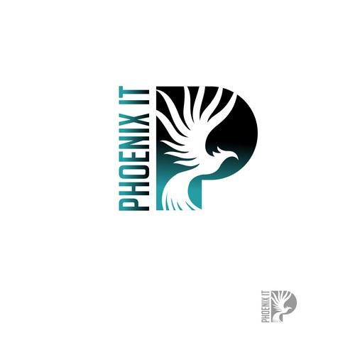 Business logo for consulting company Phoenix IT Réalisé par GA19