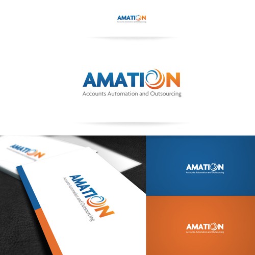 Create an impactful and forever lasting logo for Amation - Accounts Automation and Outsourcing Design by Octanox