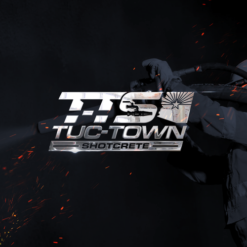 Industrial theme logo with a combination of company name & image for a Shotcrete company in Arizona Design by Insfire!