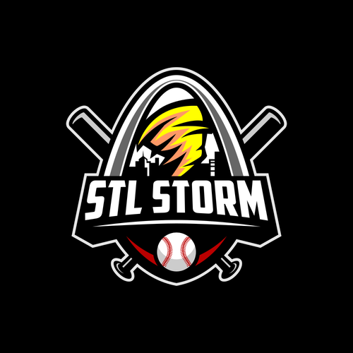 Youth Baseball Logo - STL Storm Design by Dr_22
