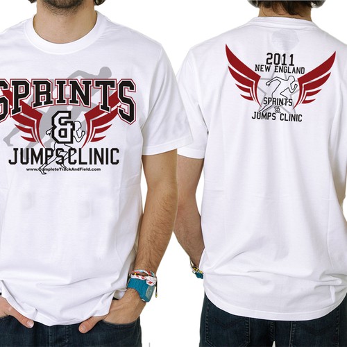 track and field shirts designs