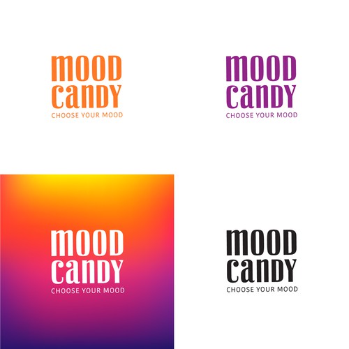 Logo for MOOD BOOSTING supplment called MOOD CANDY Design by ninagrana2