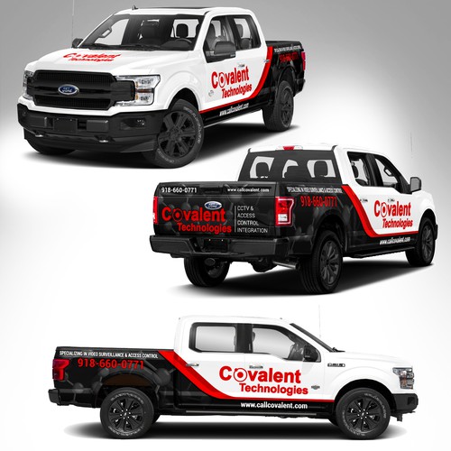 We need a new modern look truck wrap design Design by J.Chaushev