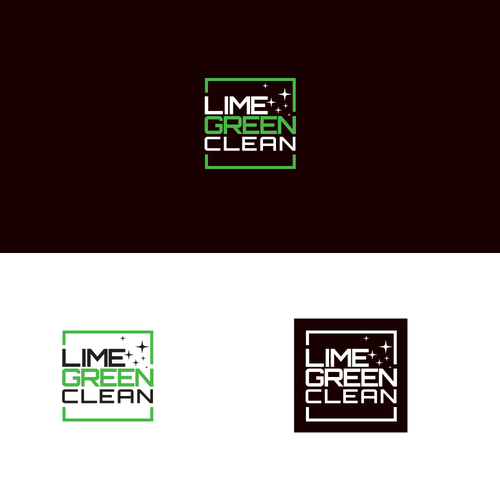 Lime Green Clean Logo and Branding Diseño de shafarza