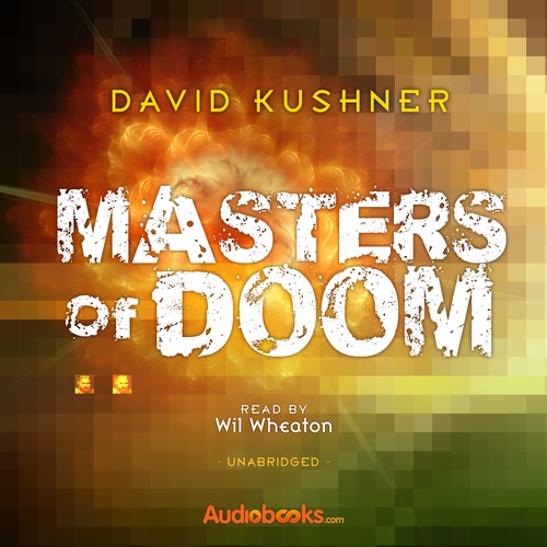 Design the "Masters of Doom" book cover for Audiobooks.com Diseño de heatherita