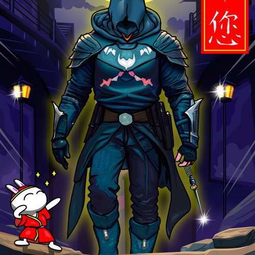 Assassin Rabbit Graphic Design by DesignTrust_28