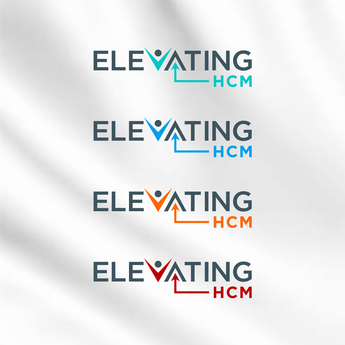 Diseño de Elevating HCM logo contest de m j ◥