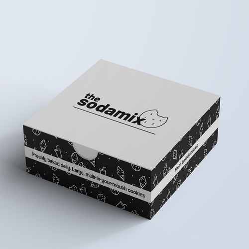 Single Cookie Box Design by Mellalance