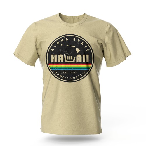 Maui - Hawaii Hostel looking for retail merch design! Design by Bee Man