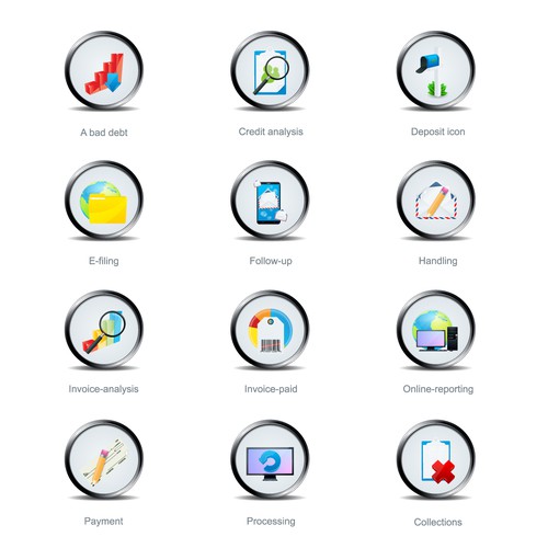 Help IPS Invoice Payment System with a new icon or button design Ontwerp door Logovski Design