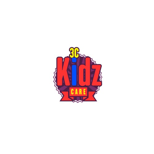 Create a modern yet bright, happy and fun logo for 3C Kidz Care Design by Favo Designs