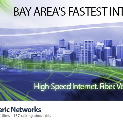 Custom Facebook Cover for High-Speed Internet Company Design by milomilo