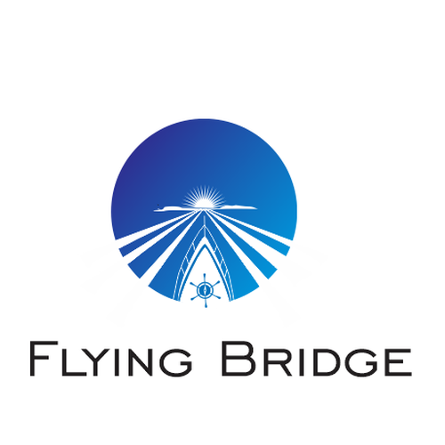 FLYING BRIDGE: Create giving society logo for the Alumni office of the U.S. Merchant Marine Academy. Design by animav studio