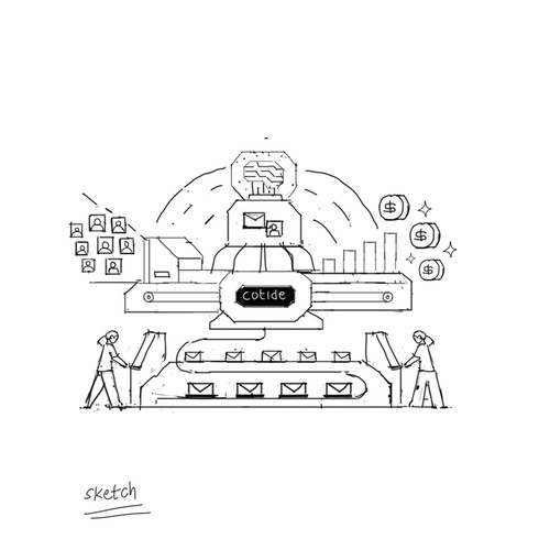 Technology Website Illustration Brilliance Design by LAYOUT.INC