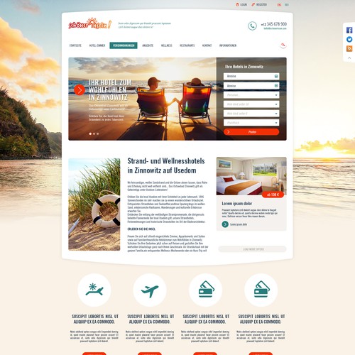 Web page design contest entry by SanHer