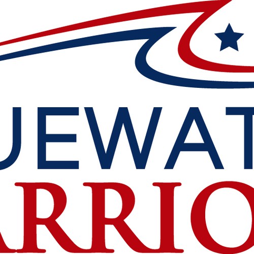Design di New logo wanted for Blue Water Warrior (the name of the organization), an American flag or red and white stripes with blue lette di Ginger Johnson