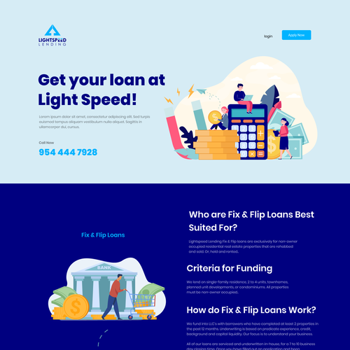 Web page design contest entry by iSaqlain