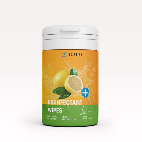 Product Label Design for "Disinfectant Wipes" Design by Gergana ®