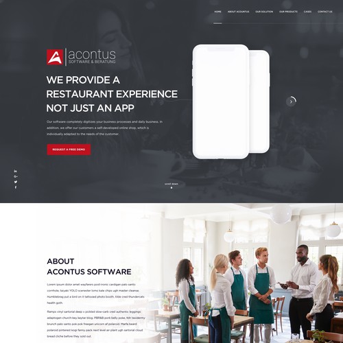 Web page design contest entry by WebBox