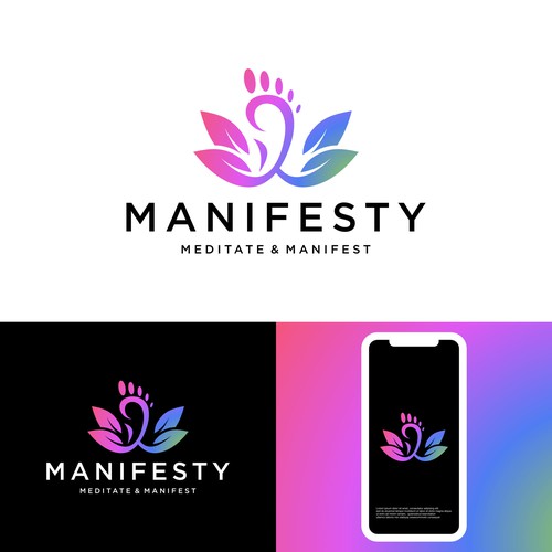 icon & logo for meditation & manifesting app Design by clarut