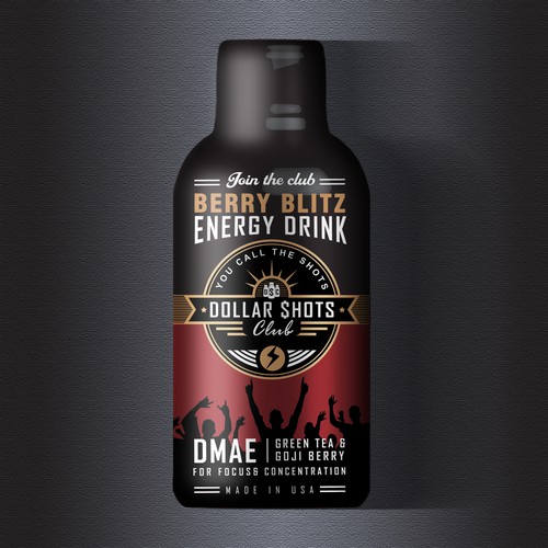 Design di Create an eye-catching energy shot drink bottle design for the relaunch our eCommerce Supplement Shot Co.!! di BRAVO-designs
