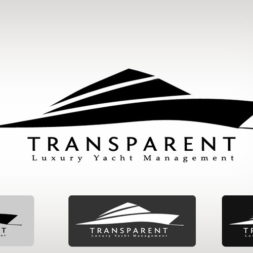 logo for TRANSPARENT Luxury Yacht Management Design by 3dimensions