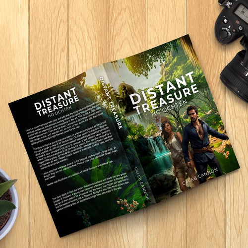 Fiction Book Cover for a Vibrant Jungle Adventure Design by M!ZTA