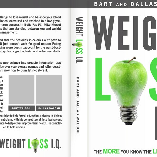 Design a creative and simple cover for weight loss book Design by Milica M.