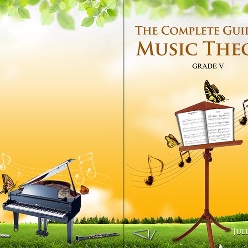 Music education book cover design デザイン by digitalmartin