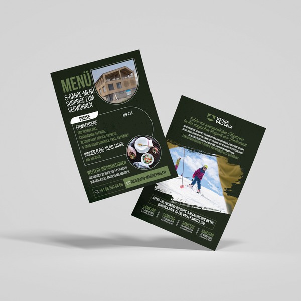 Poster Design for Upscale Restaurant