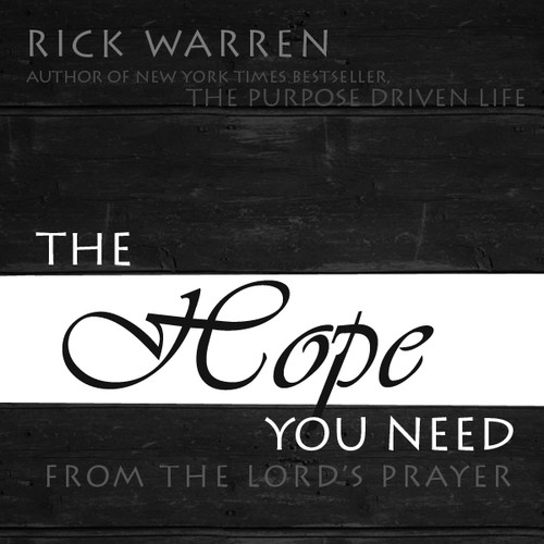 Design Rick Warren's New Book Cover Réalisé par NXNdesignz